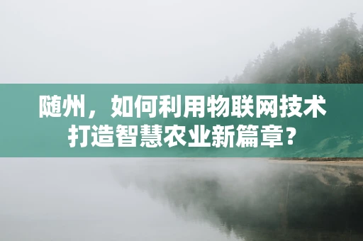 随州，如何利用物联网技术打造智慧农业新篇章？