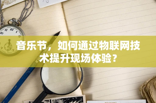 音乐节，如何通过物联网技术提升现场体验？