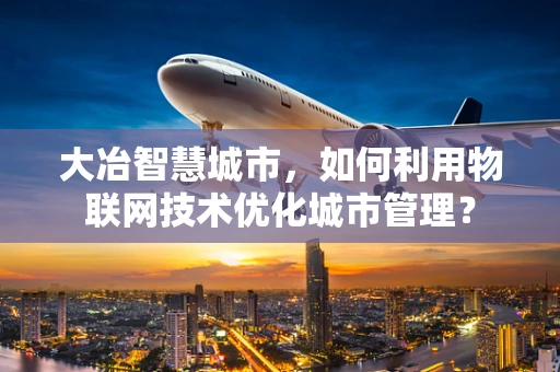 大冶智慧城市，如何利用物联网技术优化城市管理？