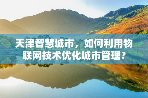 天津智慧城市，如何利用物联网技术优化城市管理？