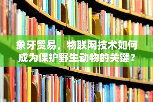 象牙贸易，物联网技术如何成为保护野生动物的关键？