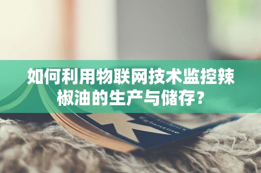 如何利用物联网技术监控辣椒油的生产与储存？