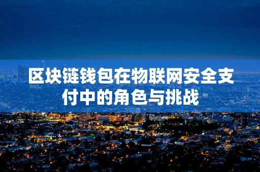 区块链钱包在物联网安全支付中的角色与挑战