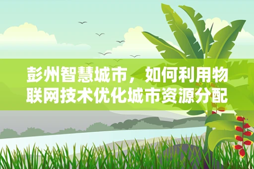彭州智慧城市，如何利用物联网技术优化城市资源分配？