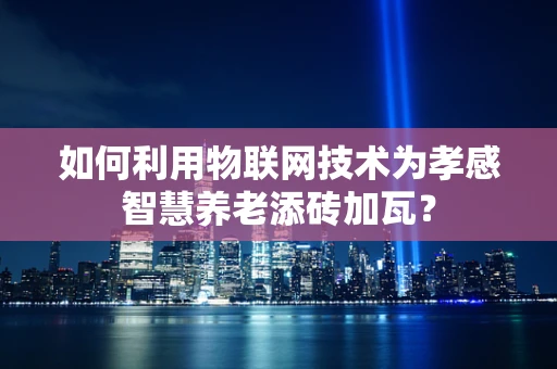 如何利用物联网技术为孝感智慧养老添砖加瓦？