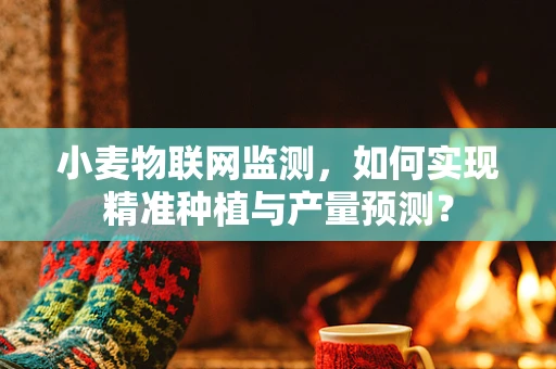 小麦物联网监测，如何实现精准种植与产量预测？