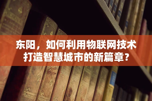 东阳，如何利用物联网技术打造智慧城市的新篇章？