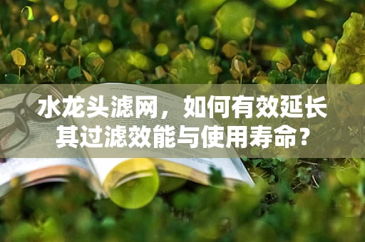 水龙头滤网，如何有效延长其过滤效能与使用寿命？