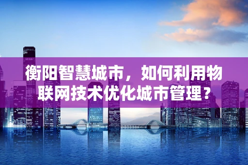衡阳智慧城市，如何利用物联网技术优化城市管理？