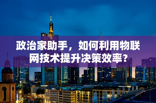 政治家助手，如何利用物联网技术提升决策效率？