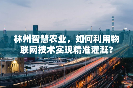 林州智慧农业，如何利用物联网技术实现精准灌溉？