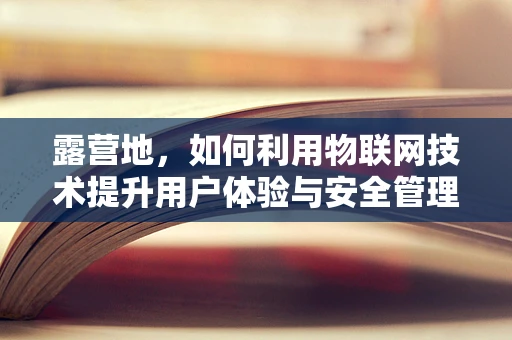 露营地，如何利用物联网技术提升用户体验与安全管理？