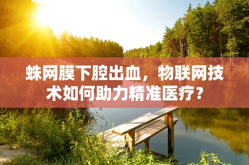蛛网膜下腔出血，物联网技术如何助力精准医疗？