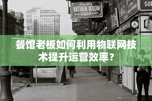 餐馆老板如何利用物联网技术提升运营效率？