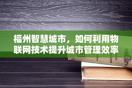 福州智慧城市，如何利用物联网技术提升城市管理效率？