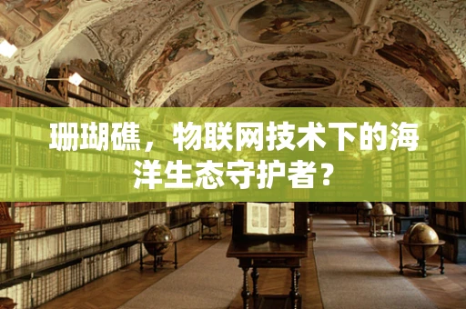 珊瑚礁，物联网技术下的海洋生态守护者？