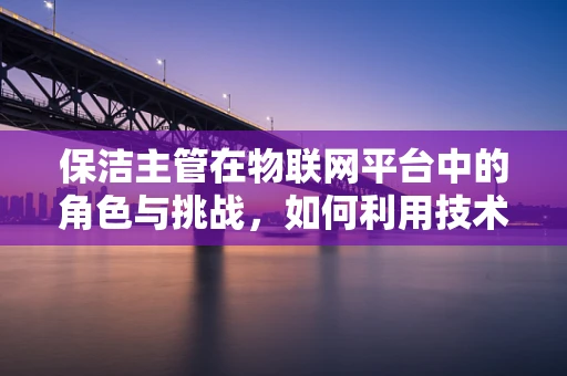 保洁主管在物联网平台中的角色与挑战，如何利用技术提升清洁效率？