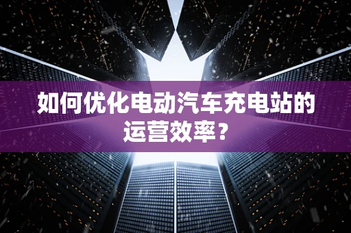 如何优化电动汽车充电站的运营效率？