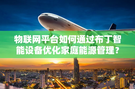 物联网平台如何通过布丁智能设备优化家庭能源管理？