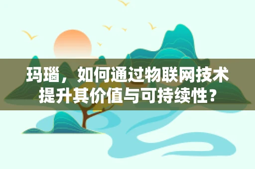 玛瑙，如何通过物联网技术提升其价值与可持续性？