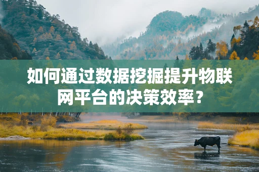 如何通过数据挖掘提升物联网平台的决策效率？