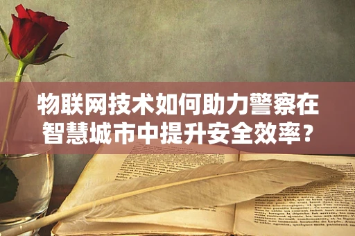 物联网技术如何助力警察在智慧城市中提升安全效率？