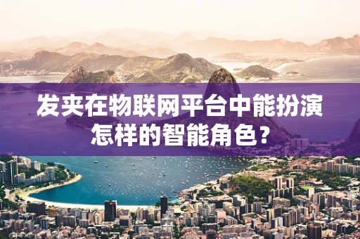 发夹在物联网平台中能扮演怎样的智能角色？