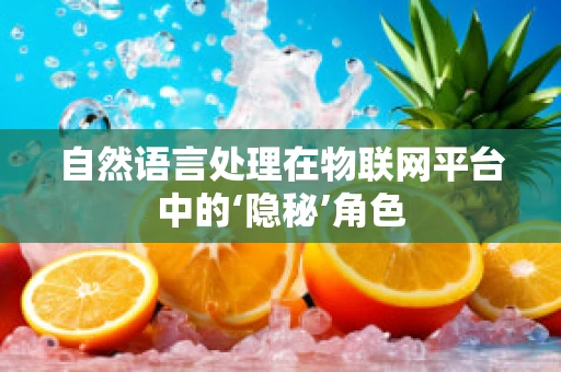 自然语言处理在物联网平台中的‘隐秘’角色