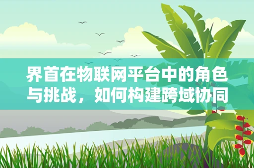 界首在物联网平台中的角色与挑战，如何构建跨域协同的智慧城市门户？