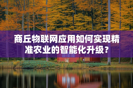 商丘物联网应用如何实现精准农业的智能化升级？
