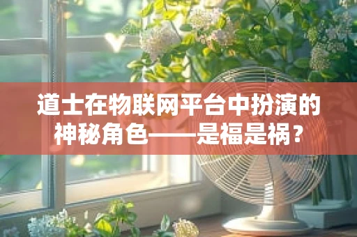 道士在物联网平台中扮演的神秘角色——是福是祸？