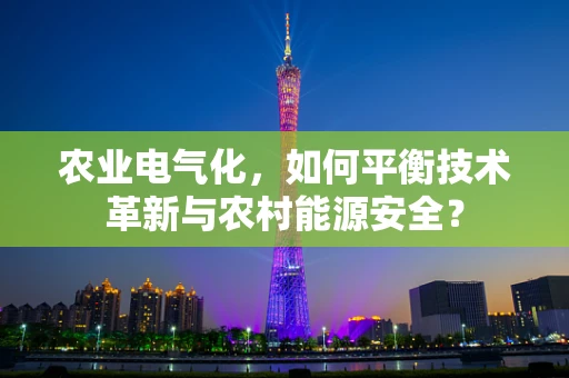 农业电气化，如何平衡技术革新与农村能源安全？