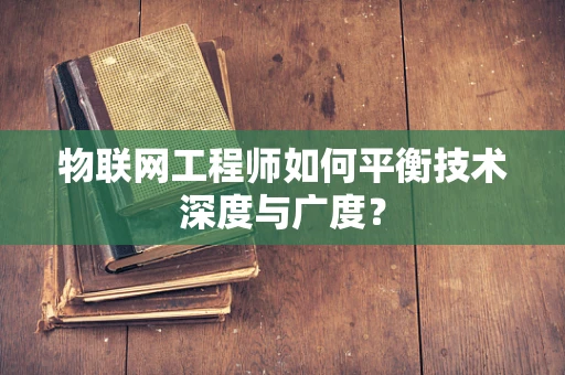 物联网工程师如何平衡技术深度与广度？