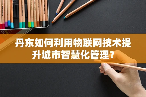 丹东如何利用物联网技术提升城市智慧化管理？