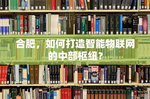 合肥，如何打造智能物联网的中部枢纽？