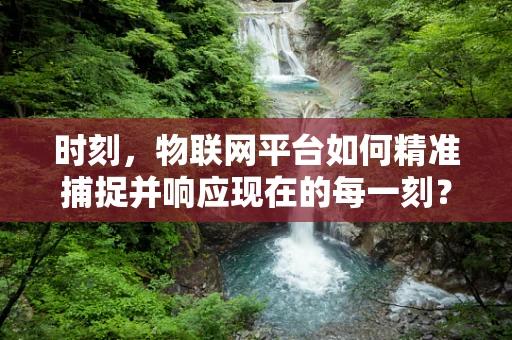 时刻，物联网平台如何精准捕捉并响应现在的每一刻？