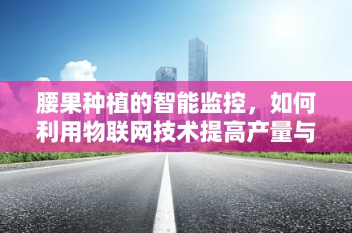 腰果种植的智能监控，如何利用物联网技术提高产量与质量？