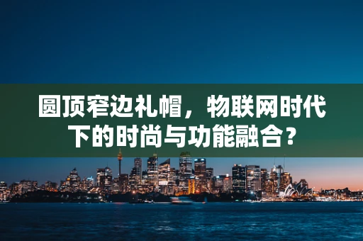 圆顶窄边礼帽，物联网时代下的时尚与功能融合？