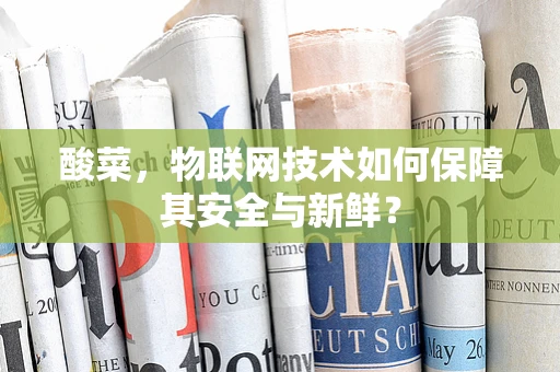 酸菜，物联网技术如何保障其安全与新鲜？