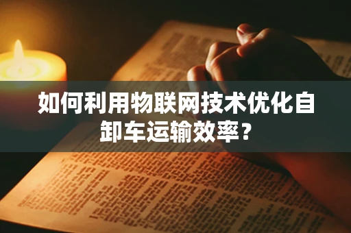 如何利用物联网技术优化自卸车运输效率？