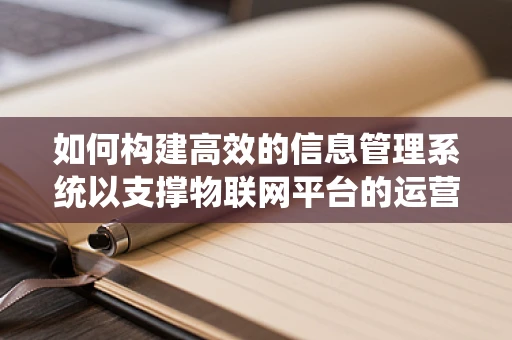 如何构建高效的信息管理系统以支撑物联网平台的运营？