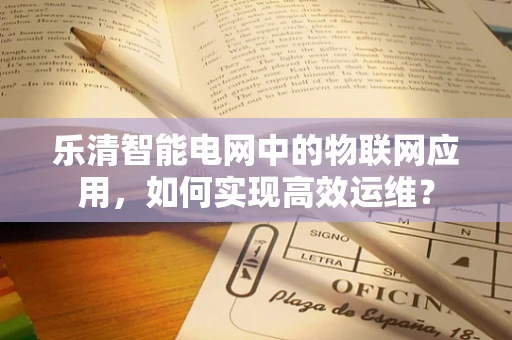 乐清智能电网中的物联网应用，如何实现高效运维？