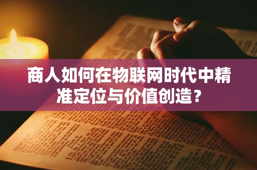 商人如何在物联网时代中精准定位与价值创造？