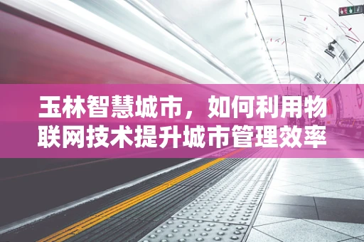玉林智慧城市，如何利用物联网技术提升城市管理效率？