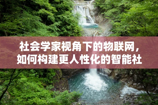 社会学家视角下的物联网，如何构建更人性化的智能社会？