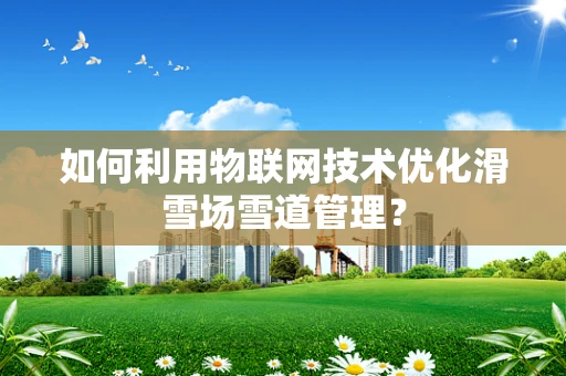 如何利用物联网技术优化滑雪场雪道管理？