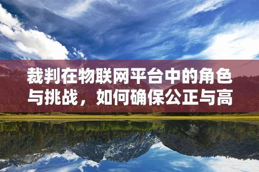 裁判在物联网平台中的角色与挑战，如何确保公正与高效？
