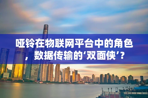 哑铃在物联网平台中的角色，数据传输的‘双面侠’？