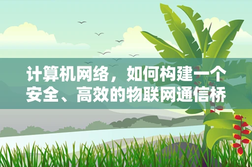 计算机网络，如何构建一个安全、高效的物联网通信桥梁？