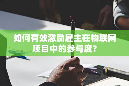 如何有效激励雇主在物联网项目中的参与度？
